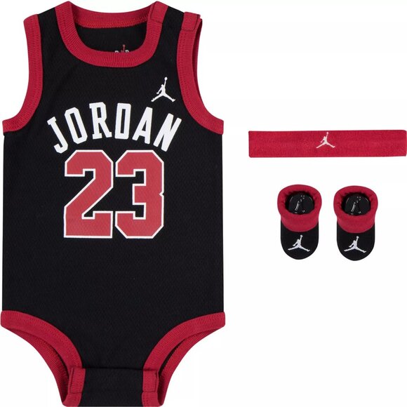Jordan Infants' Mesh Jersey 3 Piece Boxed Set - Picture 1 of 4